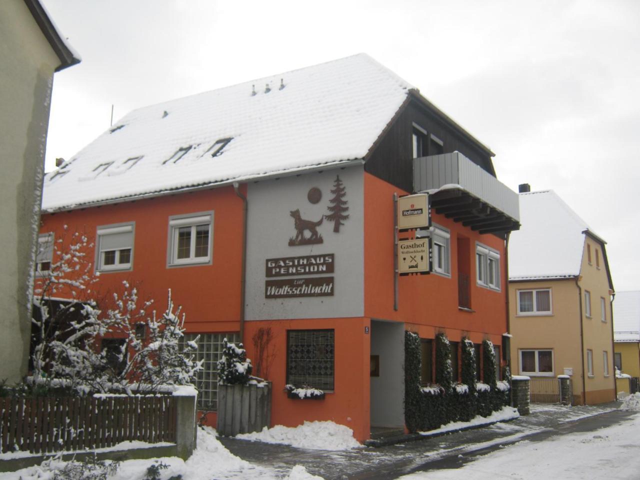 Gasthaus Zur Wolfsschlucht Hotel Sugenheim Exterior photo